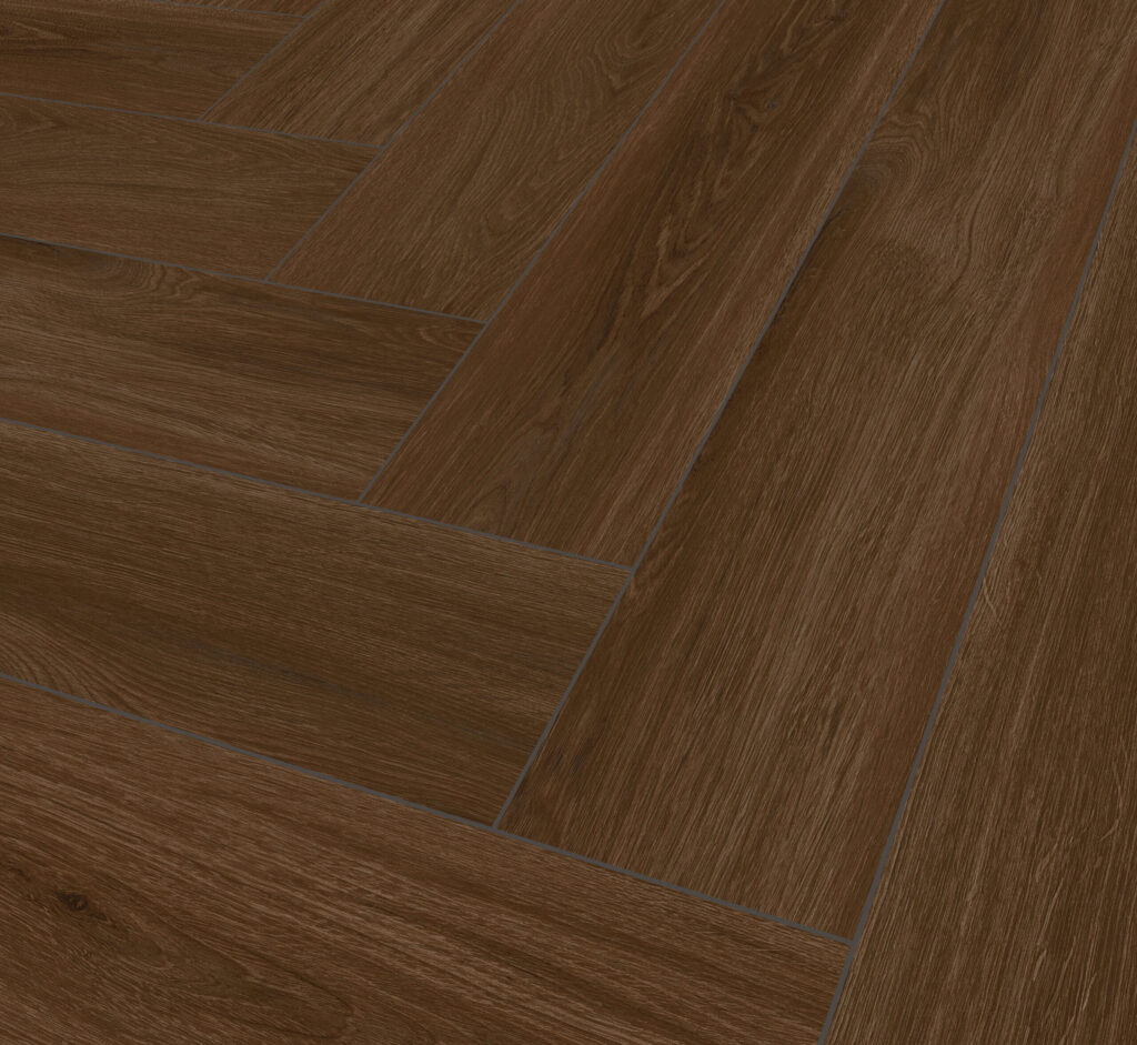 SPC Falquon Herringbone Marrone Oak HB